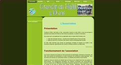 Desktop Screenshot of grandirenhaiti.org